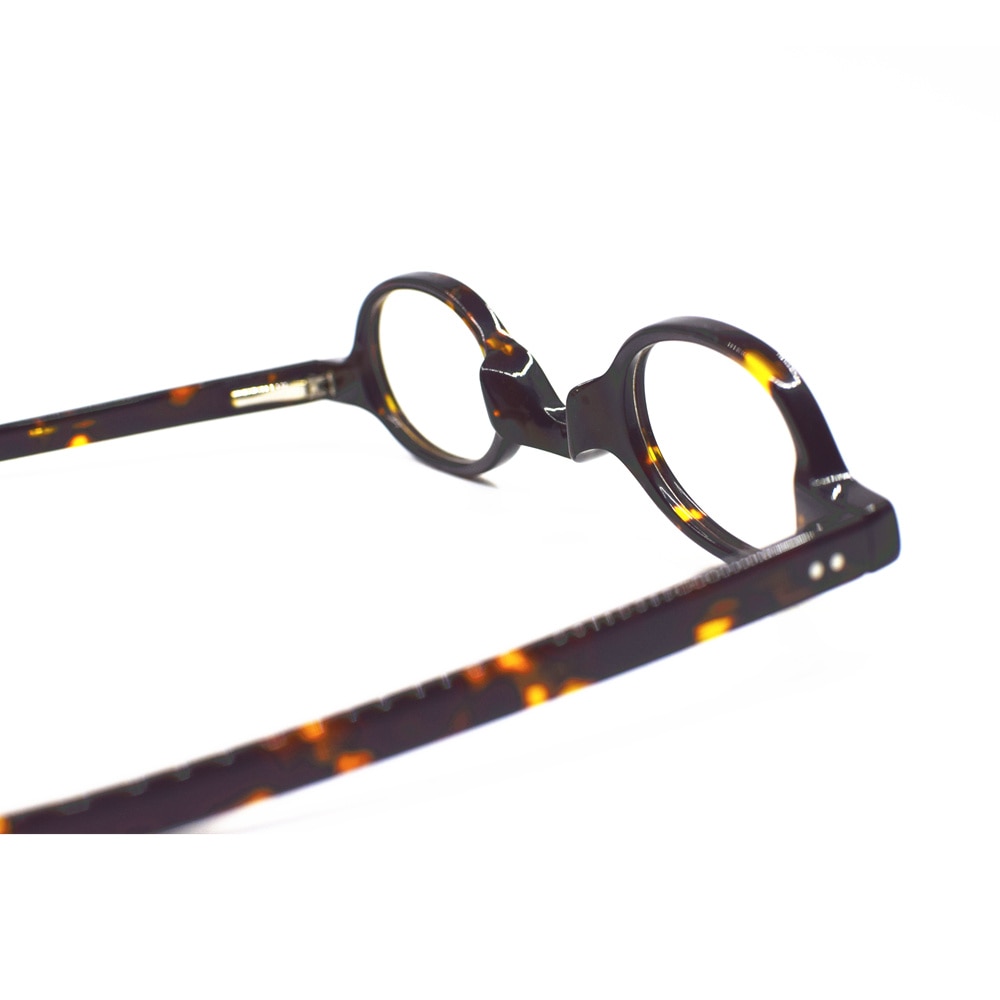 Vintage Super Small 37mm Spring Hinges Oval Acetate Eyeglass Frames Full Rim Men Women Optical Myopia