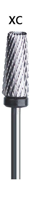 1PC taladro de uñas de carburo de 100% multifunción 5 en 1, edición Slim & Cross, broca de taladro para uñas para máquina pulidora de uñas eléctrica: XC