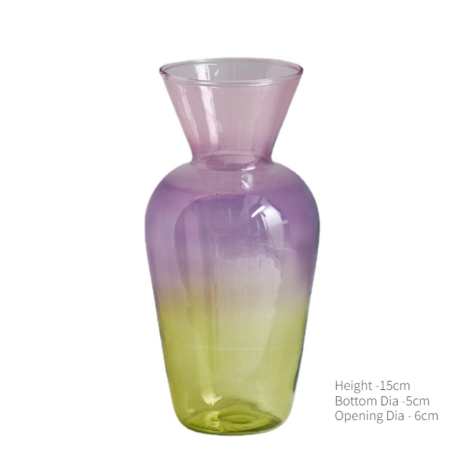 Nordic Mini Vaas Creatieve Bloemenvazen Decoratieve Glazen Flessen Bruiloft Centerpieces Home Decor Decoratie