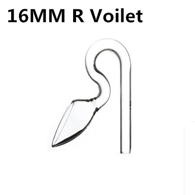 1 Set Mini Glass Aquarium Planted Tank Lily Pipe Voilet Surface SkImmer Inflow Outflow for 12/16mm (1/2") & 16/22mm (3/4") Tube: 16mmoutlflowRVoilet