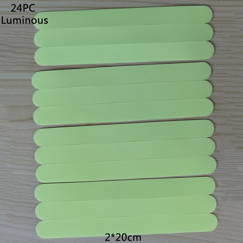 Self Adhesive Bath Mat Grip Stickers Luminous Glow In The Dark Anti Slip Shower Strips Pad Floor Safety Tape Bathroom Step: 6