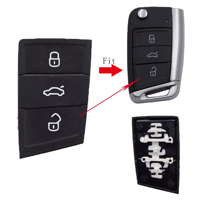 Cocolockey Autosleutel Pad Voor Golf Mk7 Gol Sleutel Voor Skoda Rapid/Superb/Yeti Autosleutel Voor Seat/Ibiza/Altea/Leon Auto Accessoires