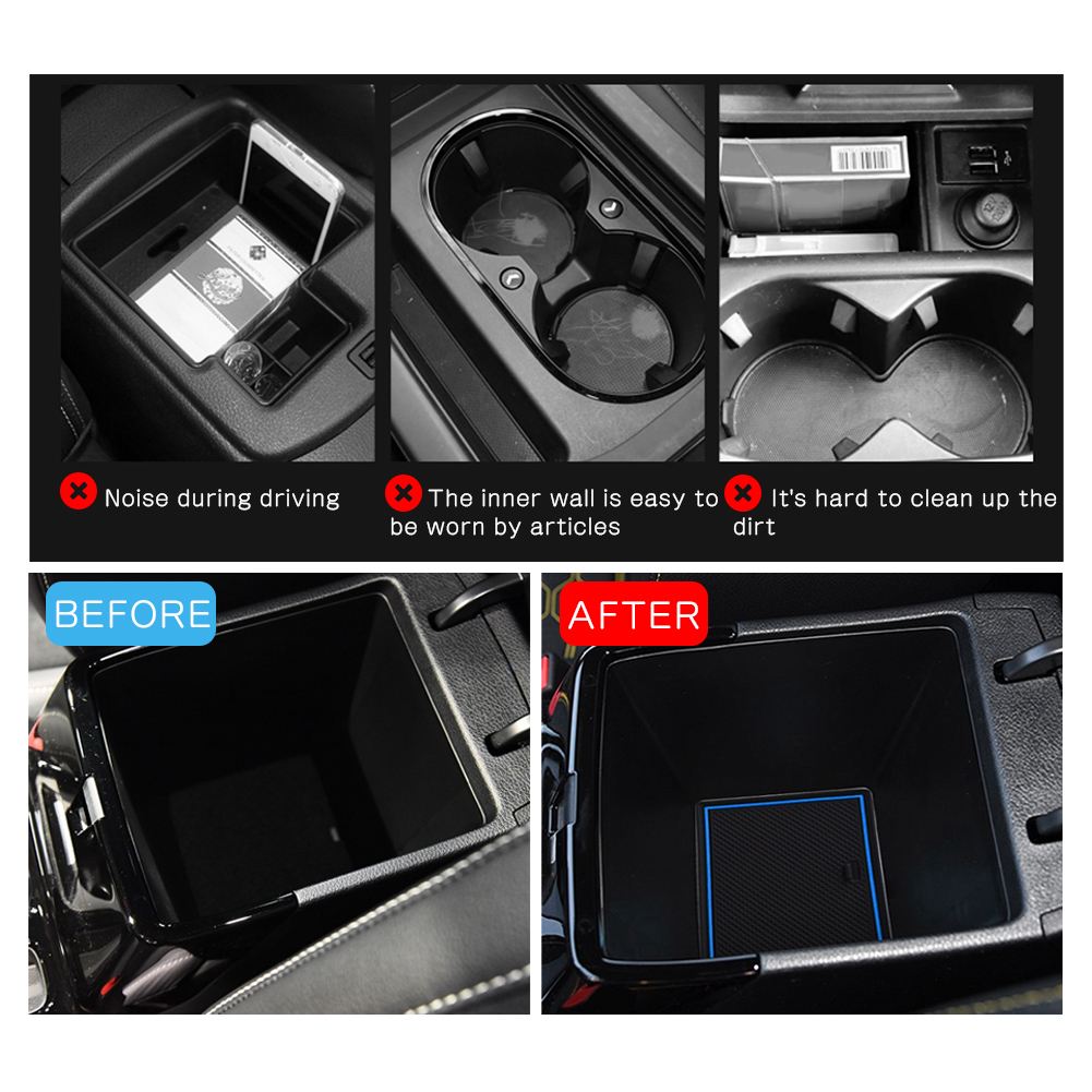 RUIYA for Kia Ceed / XCeed GT Car Door Groove Mat Anti-slip Slot Pad Auto Interior Ceed Accessories