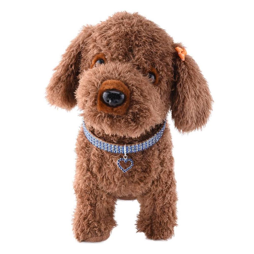 Prachtige bling kristallen hondenhalsband met diamant puppy, glimmende, volledige strass ketting, halsbanden voor kleine honden, benodigdheden