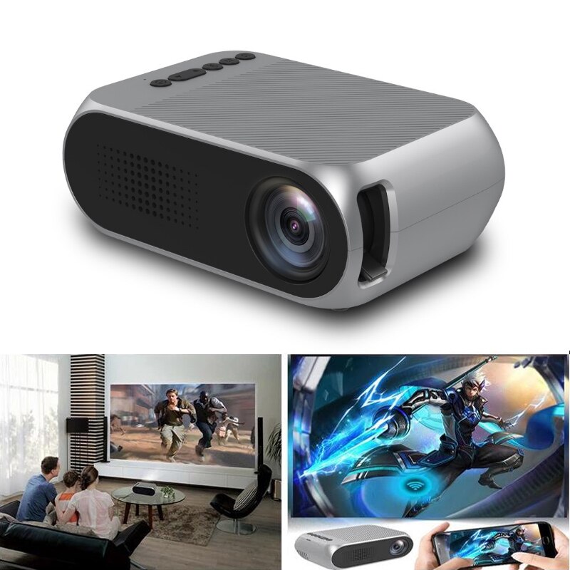 Mini hogar proyector HD 1080P HD LED Multi-Medios de Comunicación proyector de cine en casa LHB99