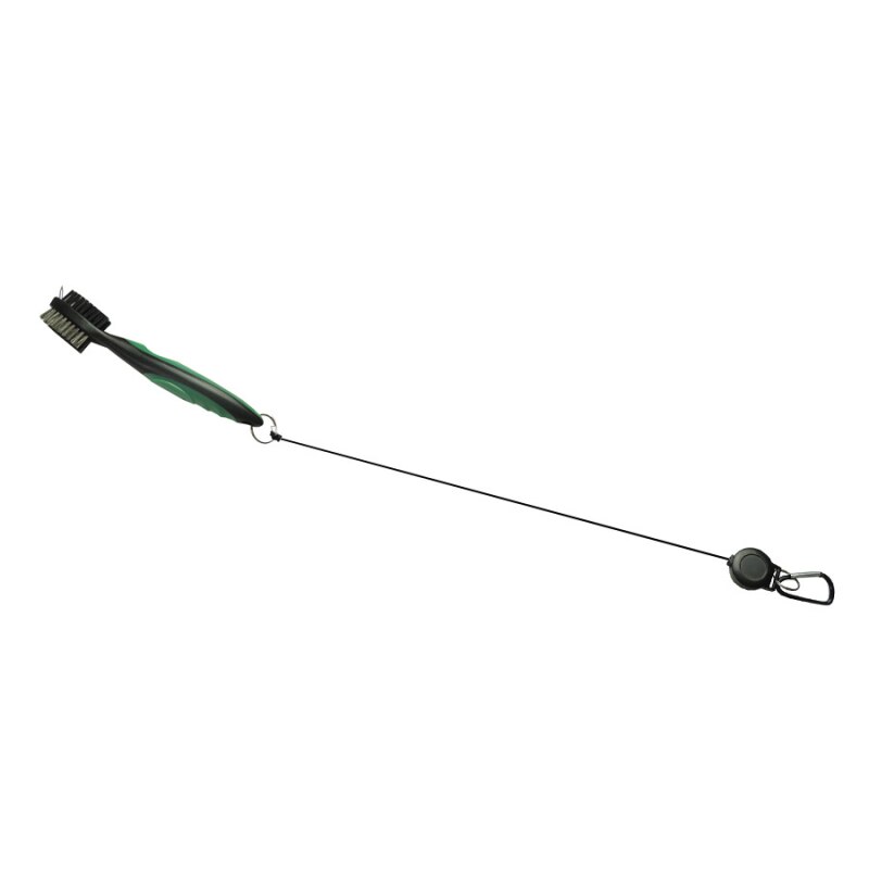 Cepillo de Golf de doble cara, cepillo de limpieza para Club de Golf, cepillo de nailon y acero, herramienta de limpieza para Golf, cepillo multifunción de doble cara