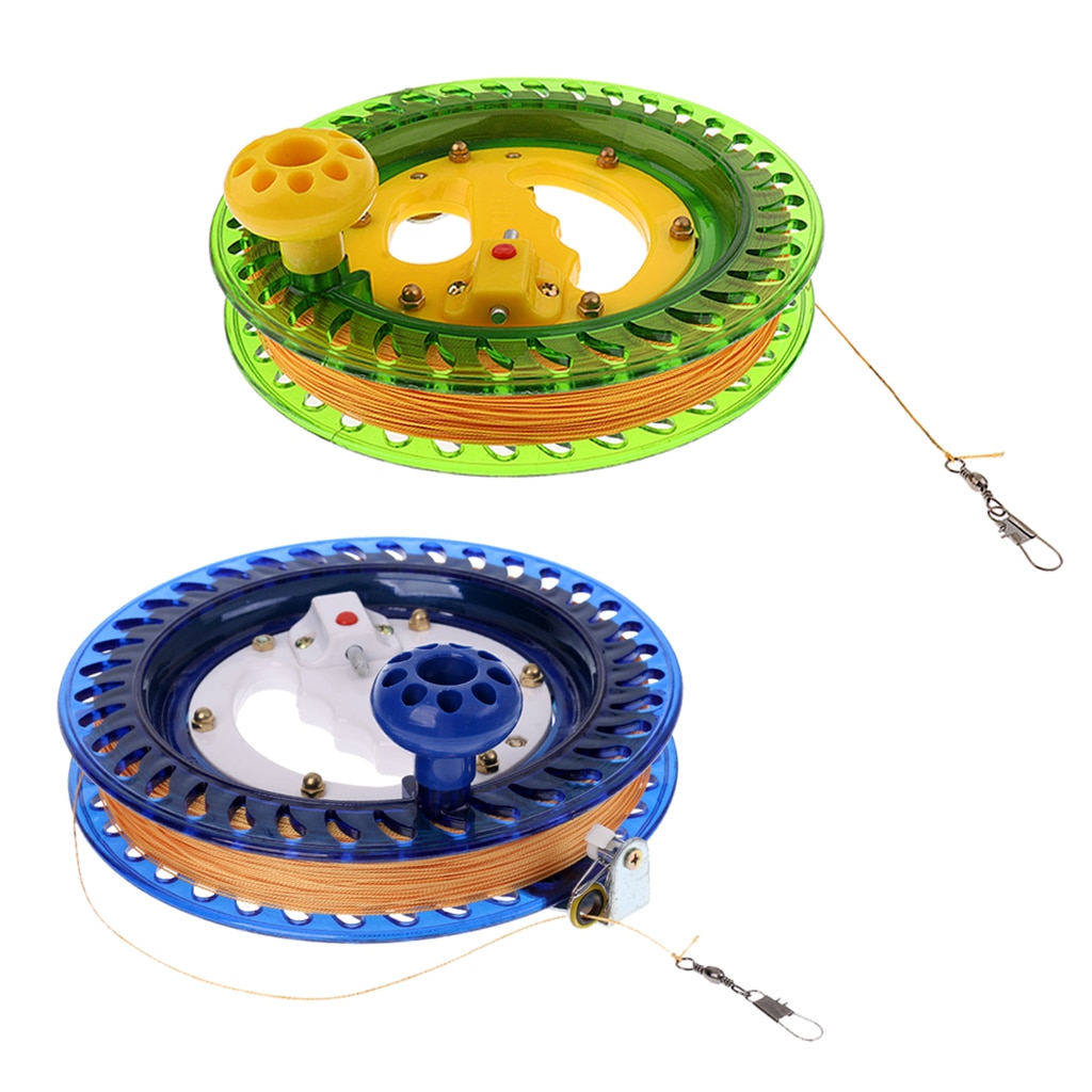 Fishing Reel with 450m String with Lock Winding Machine Kite Reel Winder