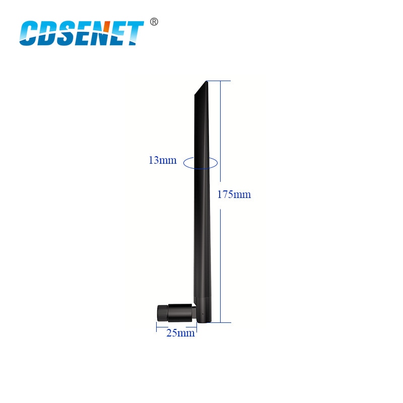 2pc/lot Wifi Antenna 433MHz SMA-J 4.0dBi High Gain TX433-JKD-20P Omidirectional Straight Rubber Antenna