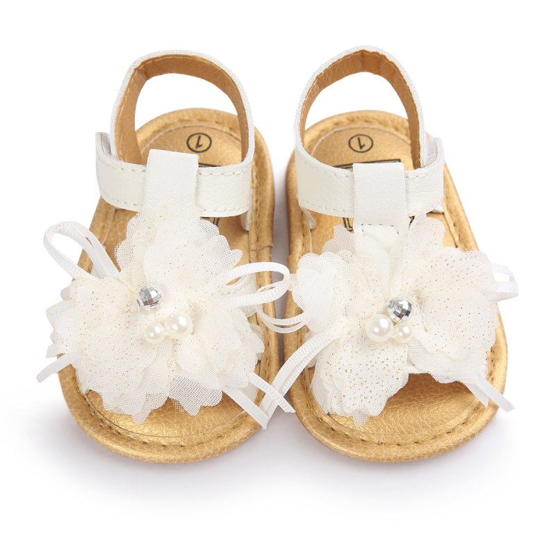 Fredda di proprietà Del bambino Sandali Scarpe Skidproof bambini piccoli infantile Del bambino Pattini Del Fiore di Cuoio dell'unitàÀ di elaborazione Sandali Nuovo