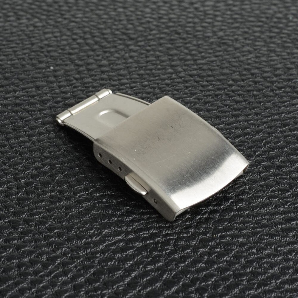 Dubbele Drukknop Vouw Sluiting Gesp voor Horloge Band Deployment Vouw Gesp Rvs 12mm, 14mm, 16mm, 18mm, 20mm, 22mm