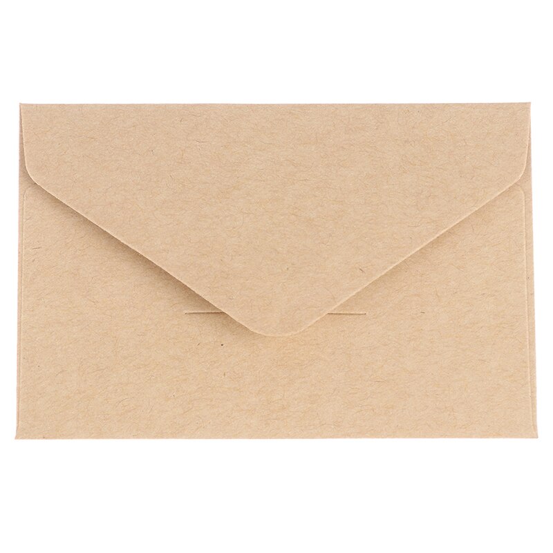 20Stck Klassische Weiß Schwarz Kraft leer Mini Papier Fenster Umschläge Hochzeit Einladung Umschlag Umschlag: Kraft