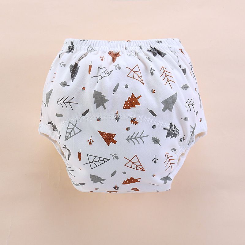 4Pc/lot Baby Diapers Reusable Training Pants Washable Cloth Diapers Nappy Underwear