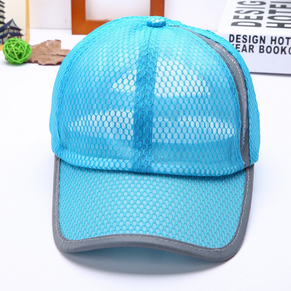 Womail baseball cap Unisex Paar Mode Zomer Ademend Mesh Baseball Cap Sport Hoeden Verstelbare Hoed f21