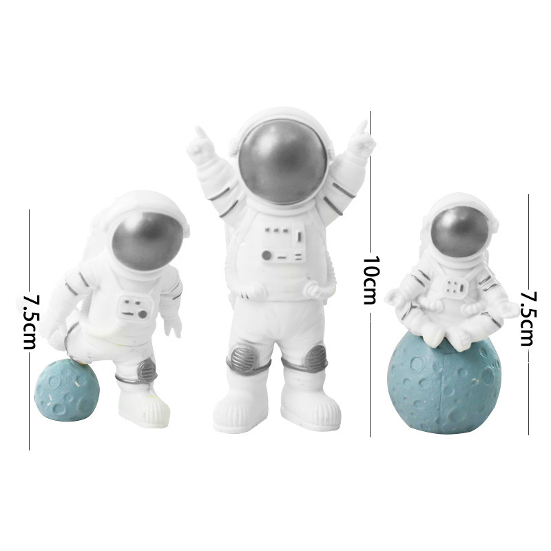Universumi raketti astronautti hyvää syntymäpäivää kirje koriste kakkupäällinen jälkiruoka lapsille & #39 ; päivä ihanat juhlatarvikkeet