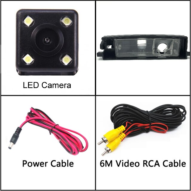 For TOYOTA Vanguard RAV4 RAV-4 RAV 4 2005 Night Vision Rear View Camera Reversing Camera Car Back up Camera HD CCD: 4 LED