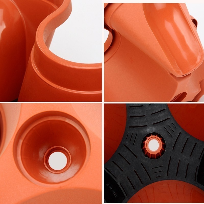 PP three-dimensional three-petal flower/strawberry pot multilayer stacking cultivation pot vegetable melon fruit planting pot