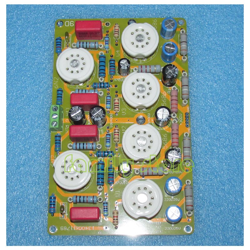 Classic Mooie Geluid Dynaco Versterker Push-Pull Lijn Stereo Versterker Board6N2 + 6P14, buis Amplified Inverterende Push-Pull Uitgang