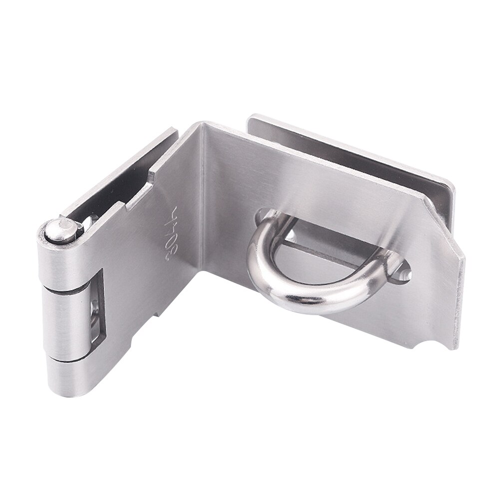 Right angle door lock attachment 90 degree stainless steel door buckle rust padded padlock door latch stainless steel latch
