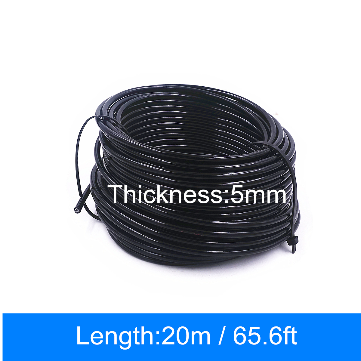 Câble métallique de gymnastique de diamètre 5/6mm, peau PU pour Machine à câble, système de poulie de levage de poids à domicile, accessoires d&#39;équipement de Fitness: 5mm x 20m