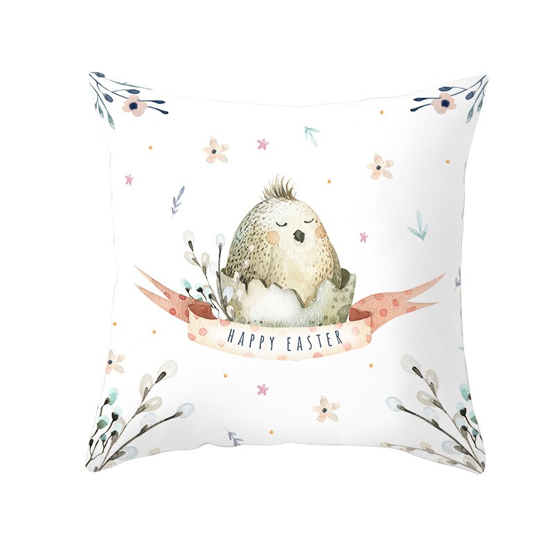 Kids Kussensloop Brief Kussenhoes 45*45 Sierkussen Covers Decor Kussens Bank Polyester Bloemen Home Decor Kussenslopen: 10
