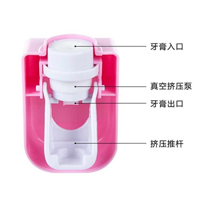 1Pc mains libres automatique presse-agrumes distributeur de dentifrice presser montage mural salle de bain accessoires 4 couleurs