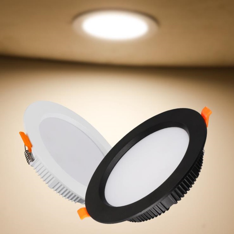 LED Downlights 5W 7W 9W 12W 15W 18W 24W 220V LED Deckeneinbauleuchten 30w Wasserdichte LED-deckenleuchte Zimmer Innenbeleuchtung