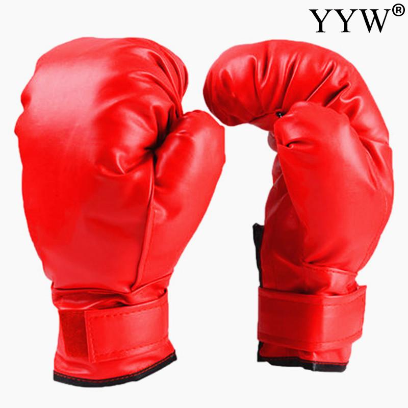 Rød kæmper mma boksning sports læderhandsker til voksne voksen tiger muay thai kampkasse mma handsker boksning sanda boksehandske