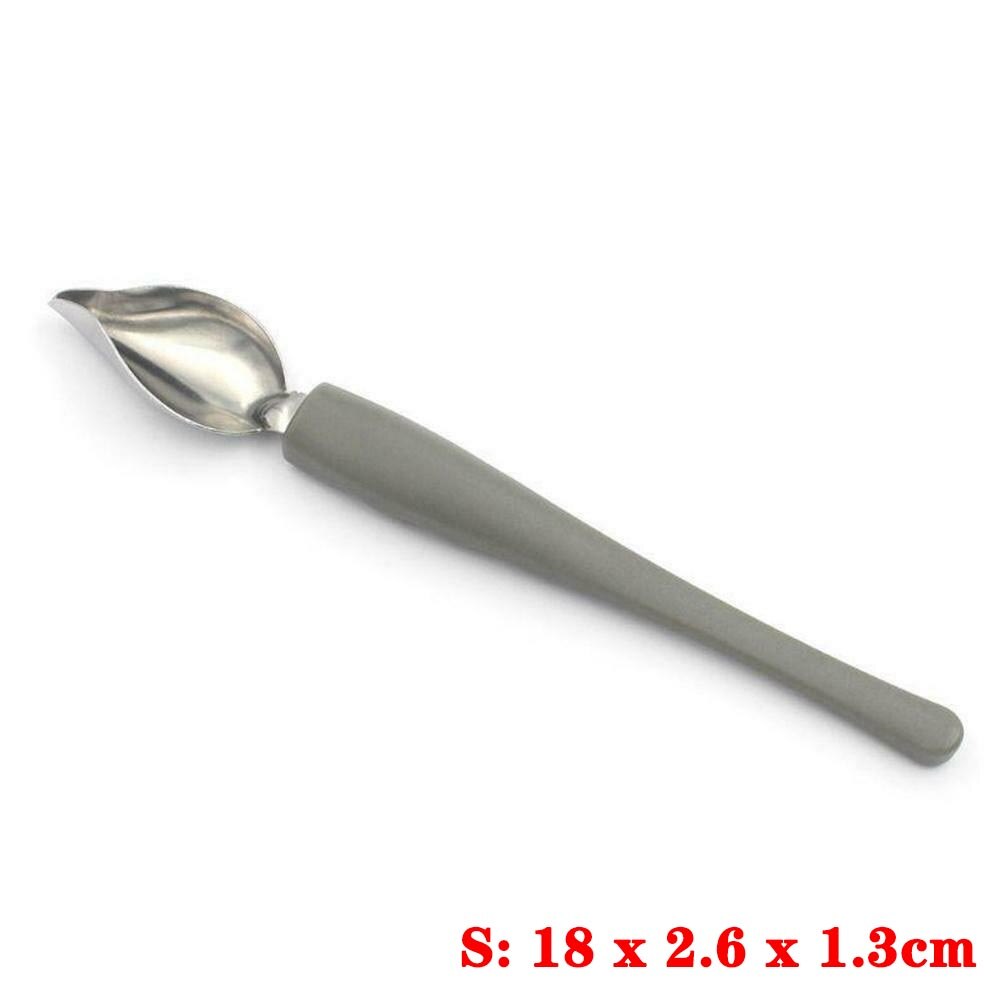 Talerz danie sos malowanie łyżka stal nierdzewna szef kuchni dekoracja ołówek rysuj narzędzia łyżeczki robić kawy kuchnia restauracja deser narzędzia: mały