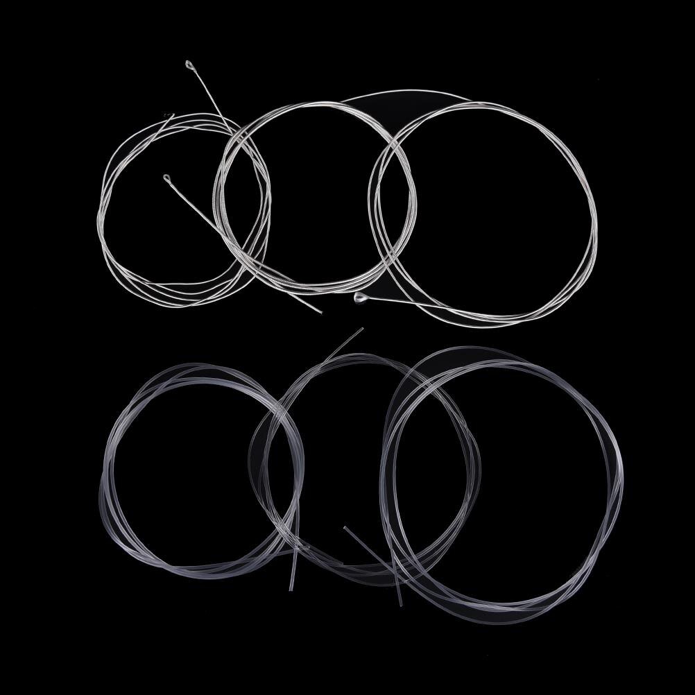 1/6 stk 1m guitarstrenge nylon sølv strenge til klassisk guitar 1-6 e bgdae guitarra bas tilbehør