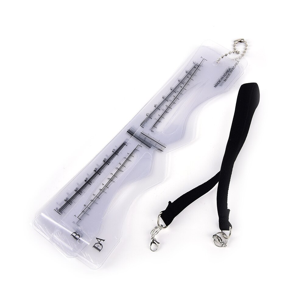 12PCS/Set Eyebrow Drawing Guide Card Template Eyebrow Stencils Reusable Brow Template DIY Eyebrow Ruler 19.5*4cm Make Up Tools