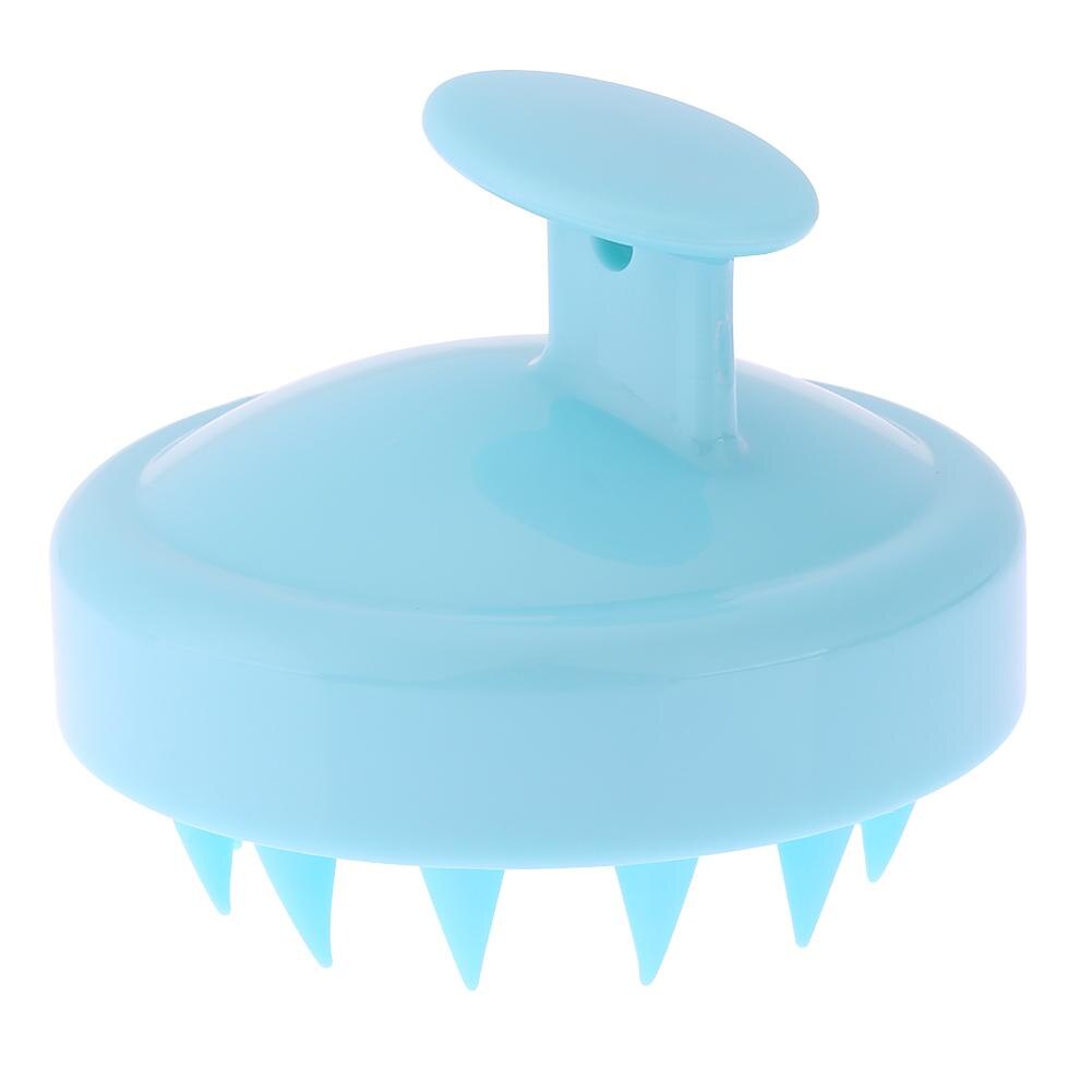 Brosse de lavage des cheveux en Silicone, 1 pièce, peigne de Massage pour la tête et le corps: C