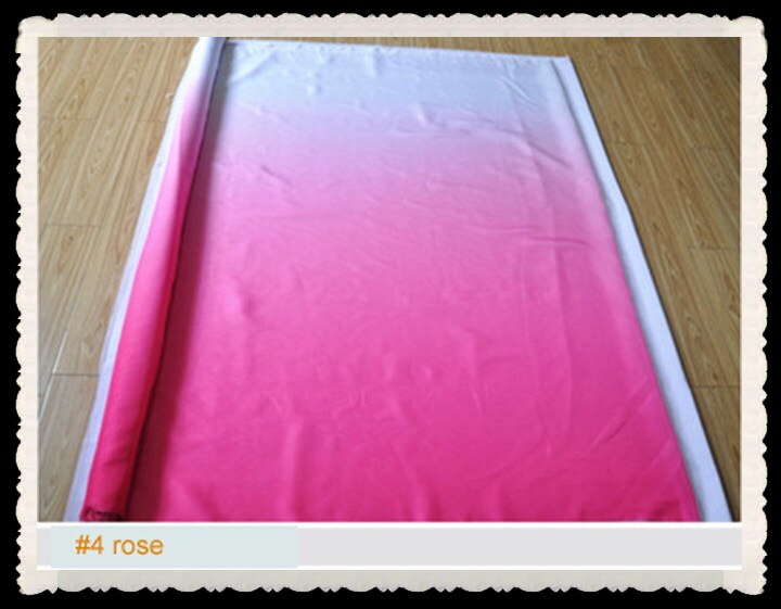 thumbnail image 2 of 30D Polyester Chiffon Ombre Fabric – 58 Inch Wide, 2-Tone Gradient, Sold By Meter 2 of 5