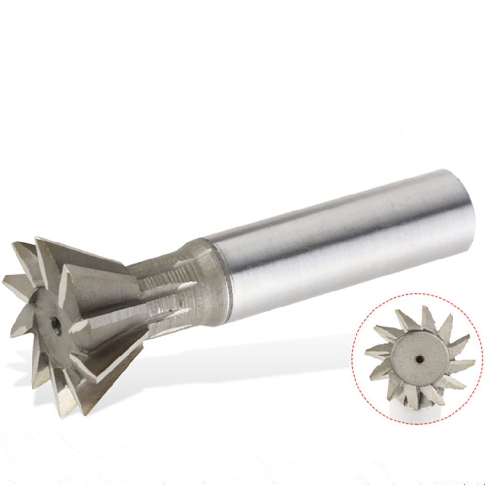 10mm 12mm 16mm 20mm 25mm 30mm 40mm 50mm 60mm svalehalefræser 45 55 60 grader cnc-fræserbit hss-pindfræser med lige skaft