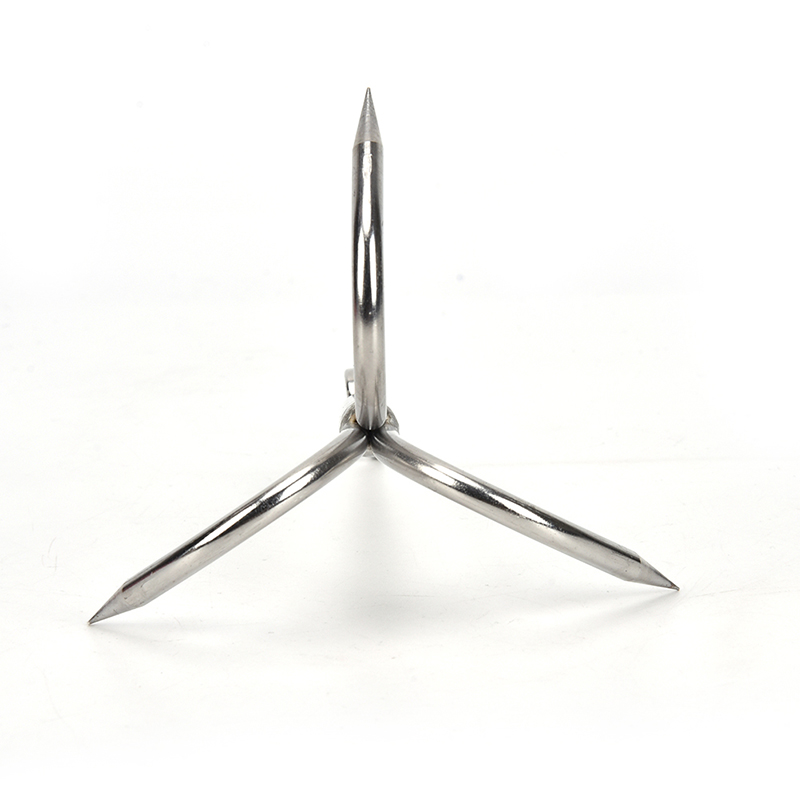 1pc 3 Claws Grappling Hook Climbing Survival Carabiner Tool Stainless Steel