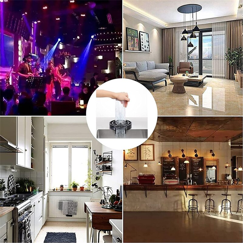 High Pressure Automatic Glass Cup Washer Bar Cup Cleaner Rinse Machine for Bar Kitchen Beer Milk Tea Sink Cleaning Accessories