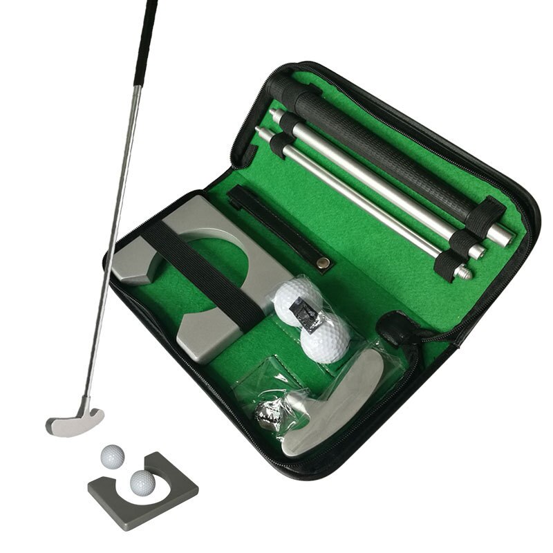 Golf Putter Set Portable Mini Golf Equipment Practice Kit with Detachable Putter Ball for Indoor/Outdoor Golf Trainer Kit