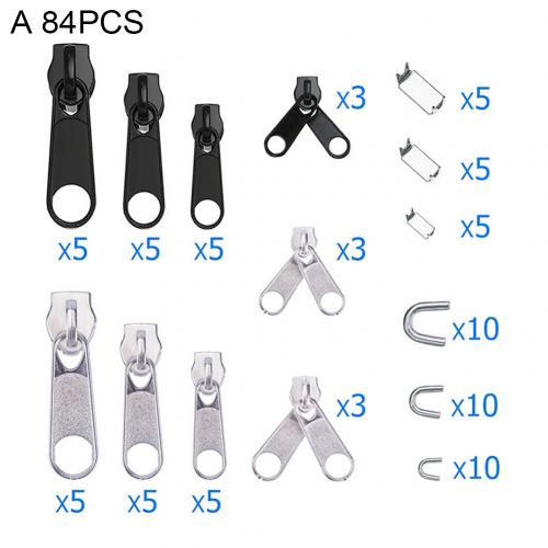 Zipper Replacement Head Zipper Repair Kit Install Pliers Universal Zipper Chain Head Kit Sewing Clothes Replacement Slider: A