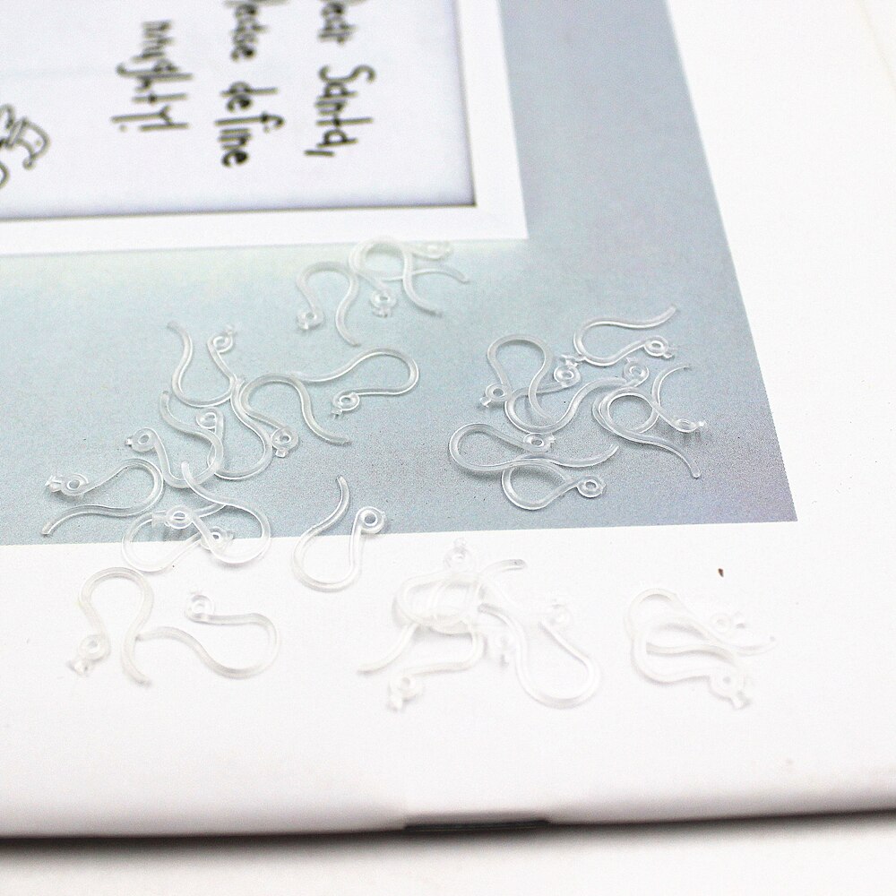 Plastic Oorhaak Tone Oor Draad Haak Sieraden Bevindingen Diy Earing 500 Pcs
