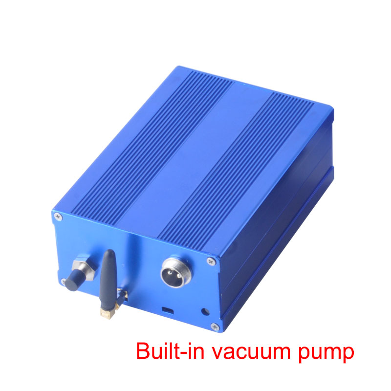 Universal vacuum pump controller box remote control of the exhaust valve actuator for exhaust valve