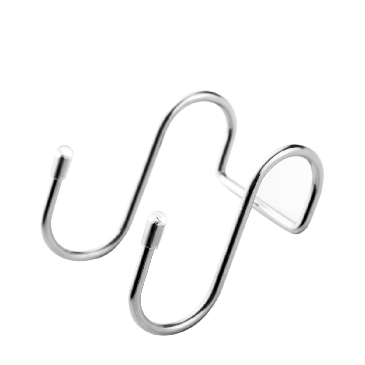 4Pcs S Shape Over The Door Double Hook Dual Cabinet Closet Hanging Hook for Home Bathroom Kitchen Cabinet Door: Chocolate