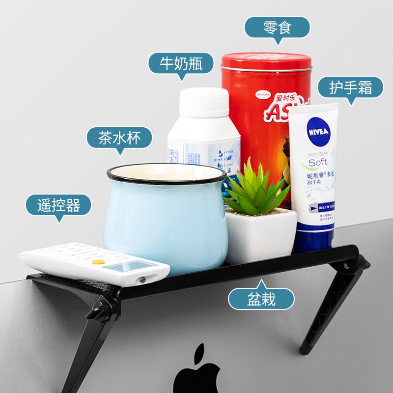 schlagen-freies TV Monitor Organizer Gestell Computer Monitor Regal Kunststoff TV einstellen-oben Kasten Bildschirm Stehen Router Halfter büro Veranstalter