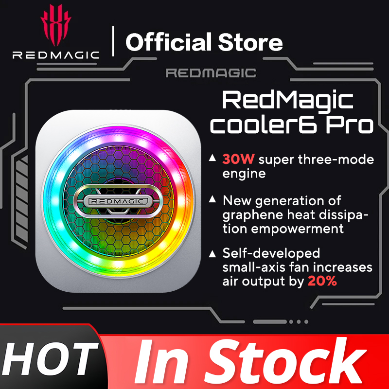 RedMagic Cooler 6 Pro radiador magnético Ice FunCooler LED 30W Semiconductor disipación de calor refrigeración para juegos teléfono IPhone