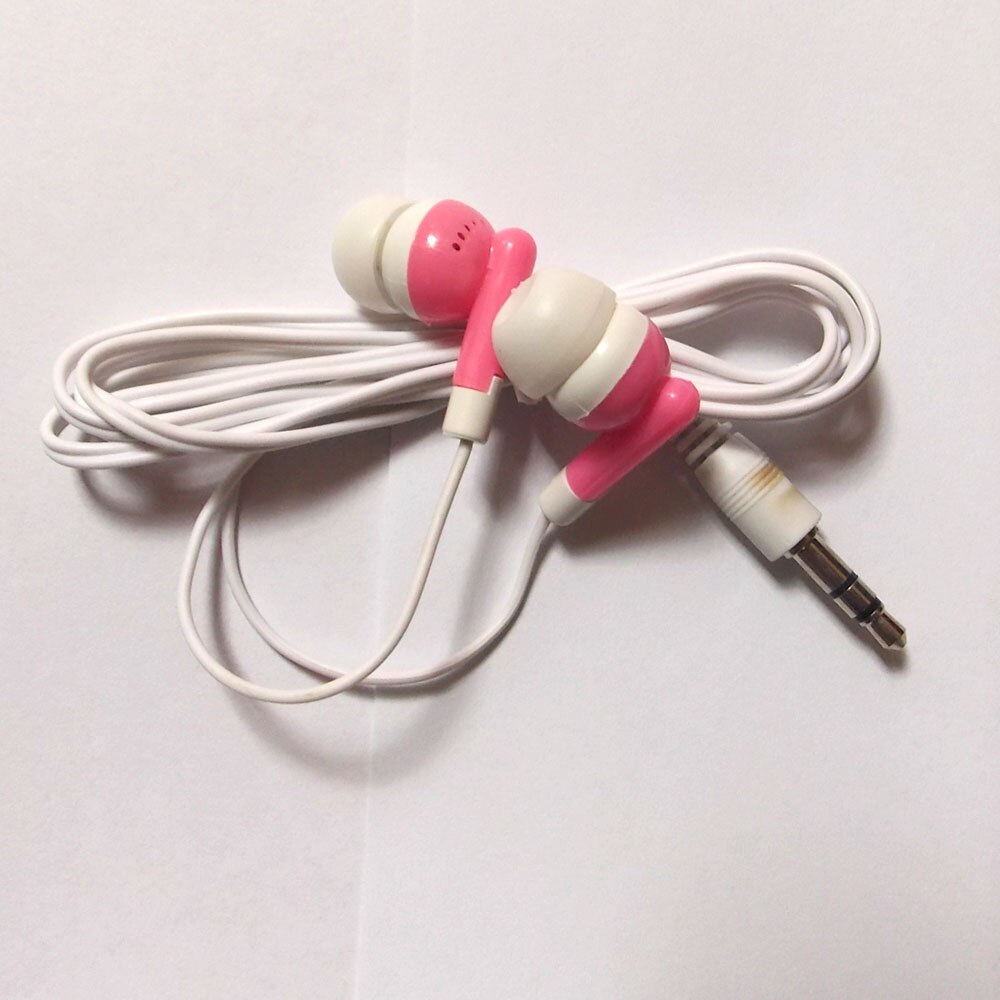 Filecase Universal Earphone Earbud Super Bass 3.5mm Stereo In Ear Music Headset For MP3 For iPad For iPhone: 1pcs Pink
