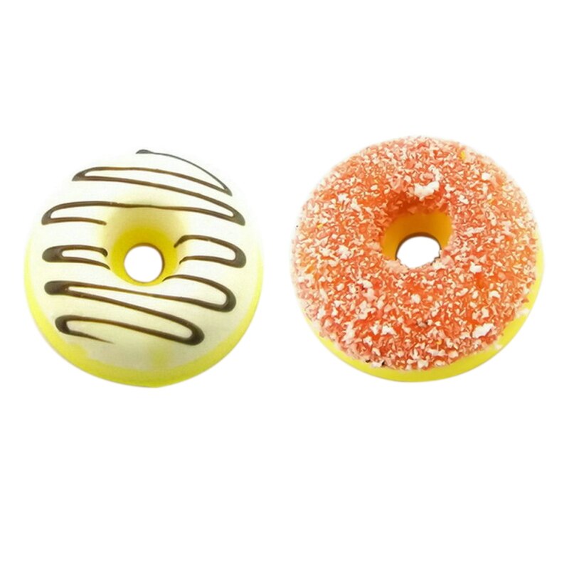 Round Sweet Doughnut Fridge Magnets Kitchen Decorative Locker Refrigerator Calendar Magnets Message Stickers Fridge Home Decor