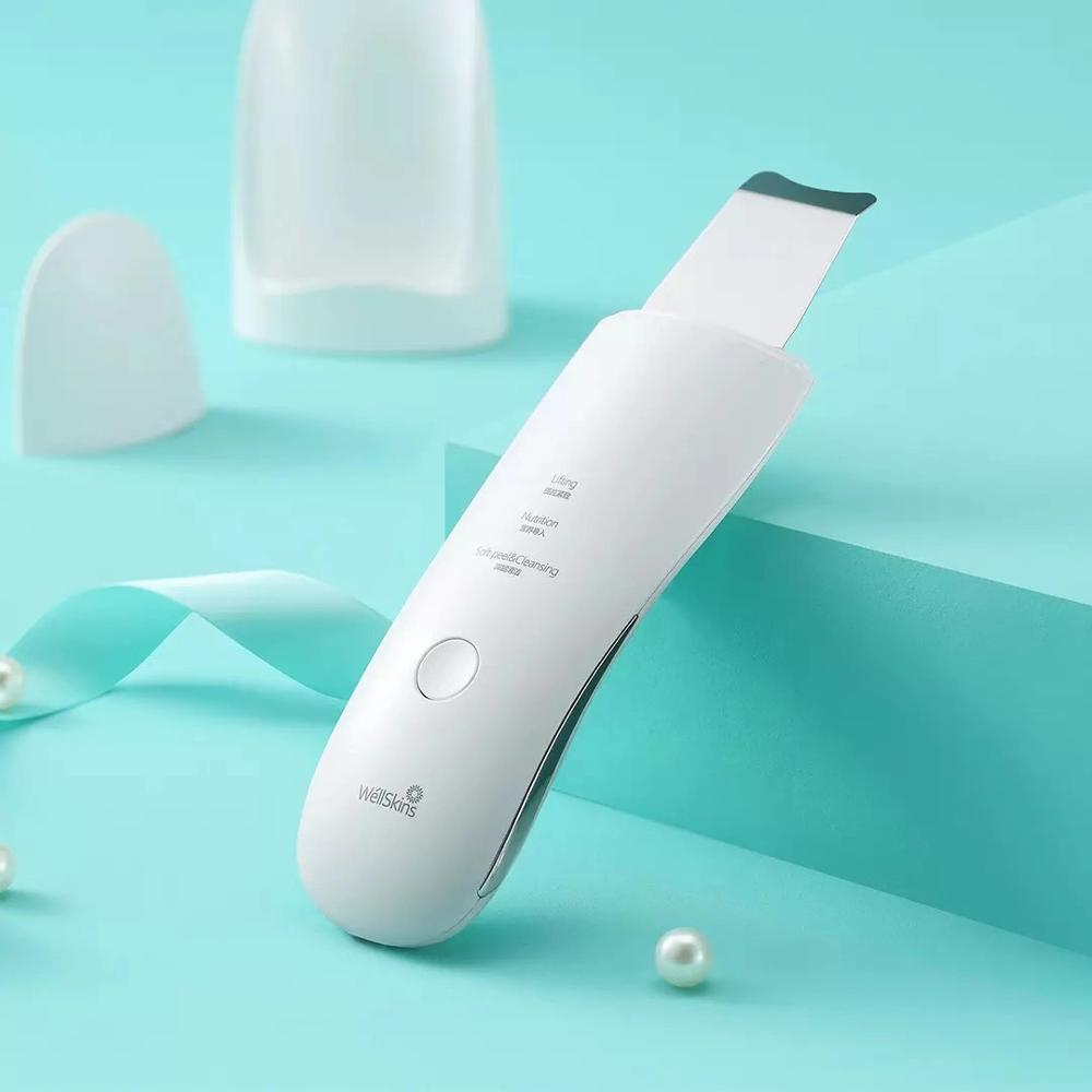 Xiaomi Youpin Ultrasonic Facial Skin Scrubber Deep Face Cleaning Peeling Skin Care Device Smart home Chip Beauty Instrument