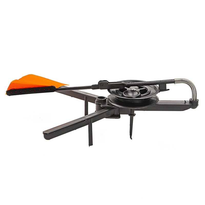 2 stuks opvouwbare winterse ijsvissersgereedschappen, vlaggenstok, kajakvlag, voetstuk voor op de rail, tip-up vlag, accessoires voor buiten in de winterse ijsvissersuitrusting