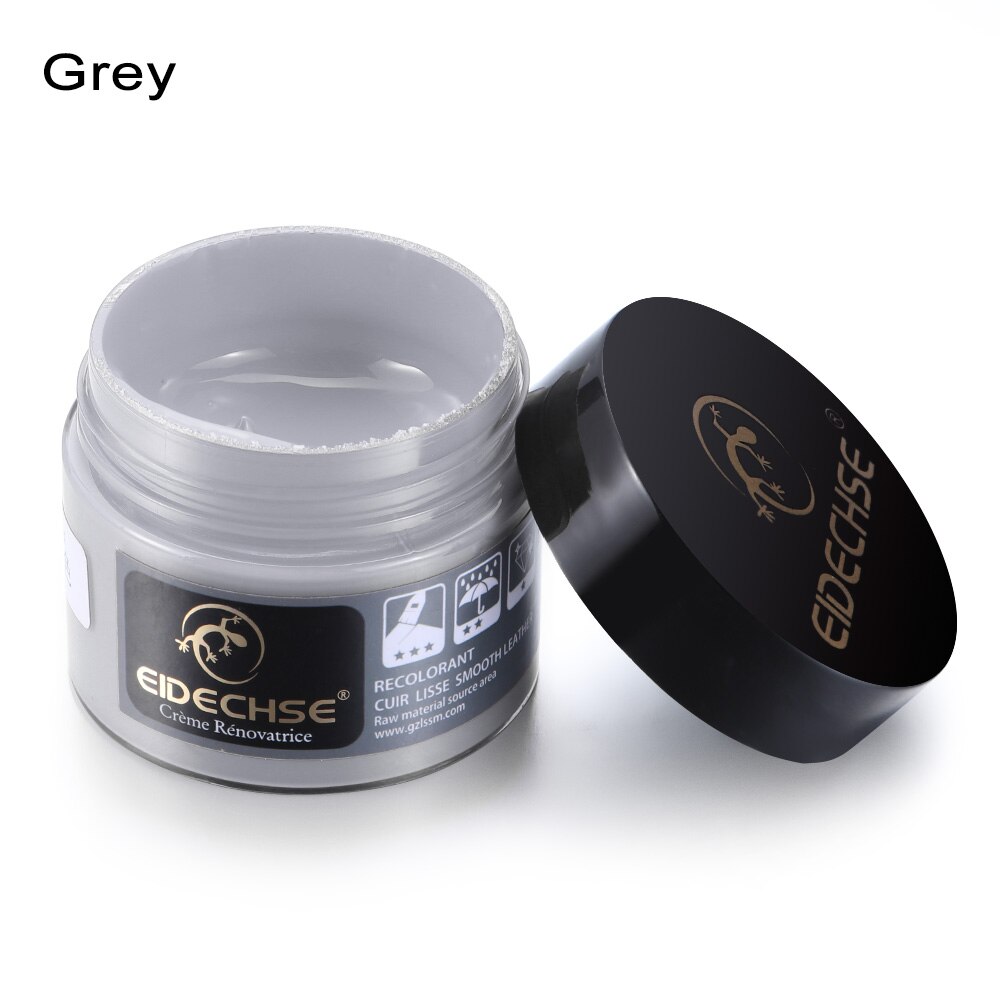 Leather Repair Cream Dye Colour Restorer Color Paste For Car Seat Sofa Car Faded Worn Repair Refurbish Tools Scratch Cracks: grey1