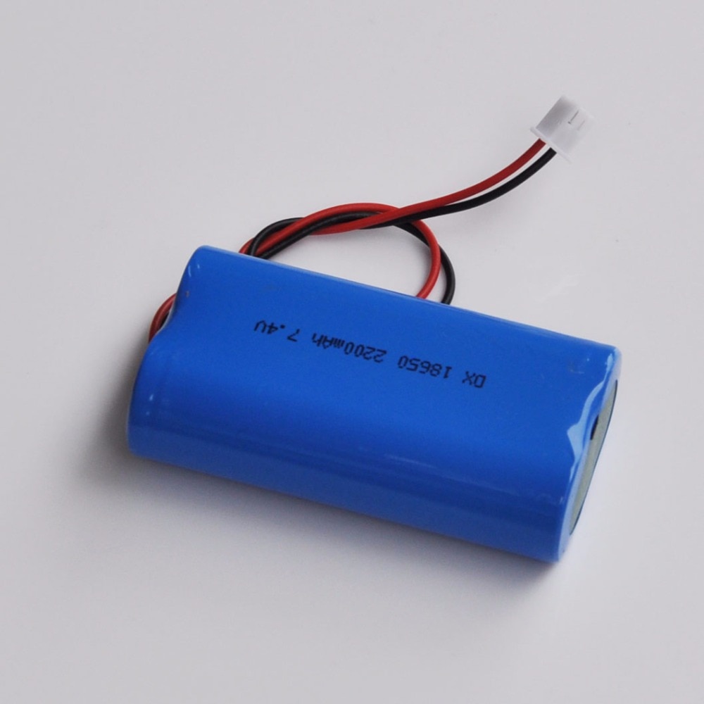 1-2PCS 2200mAh 7.4V 18650 lithium ion rechargeable... – Vicedeal