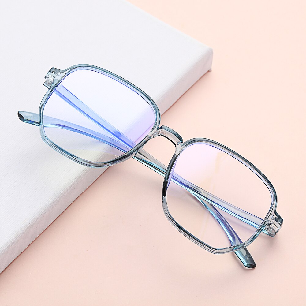 Monturas de gafas para hombre y mujer, monturas de gafas de óptica cuadradas, a la , transparentes