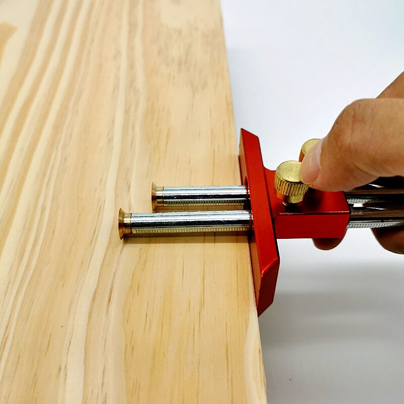 Woodworking Double Head Parallel Marking Ruler Dovetail Marker Gauge Guide Making Jig Linear Drawing Mortise Scriber